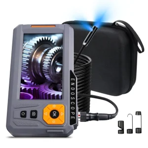 Portable 5 Inch Screen Borescope Camera 8mm Lens 1080p Industrial Endoscope Camera for Car Repair