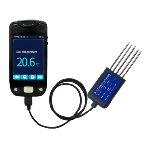 Portable 7in1 Integrated Soil Nutrient Tester Soil Temperature and Humidity Analyzer Soil NPK Sensor Data Logger