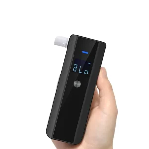 Portable Alcohol Breathalyzer Tester Detector Machine Semiconductor Sensor Model AT188 Pocket