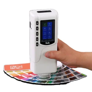 Portable Color Meter Tester NR110 Precision Colorimeter Double Locating 4mm Color Difference Analyzer