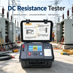 Portable DC Resistance Tester for Transformer DC Ohm Meter Industrial DC Resistance Tester Switch Contact Resistance Test