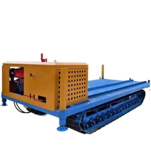 Portable Diesel Hydraulic Crawler Chassis Engine Motor for Water Well Drilling Rig Customizable Track Base 5 Year Warranty