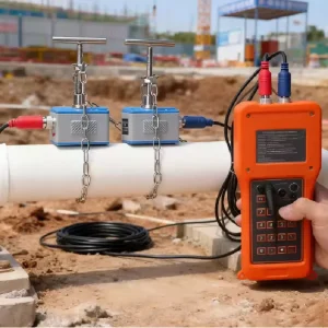 Portable Digital Clamp on Ultrasonic Fluid Flow Meter TUF 2000B for Water and Oil