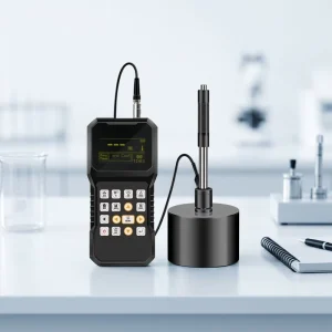 Portable Digital Leeb Hardness Tester with LCD, HL HRA HRC HRB HV HS HB Scales, for Metal Steel Alloy, 200 Series DC Sensor