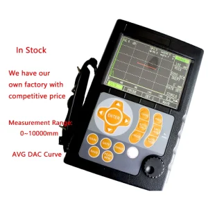 Portable Digital NDT Ultrasonic Flaw Detector with 0.1mm Resolution and 0.2-20MHz Frequency for Industrial Metal Testing