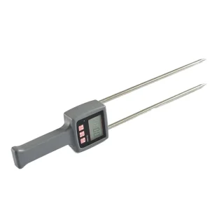 Portable Digital Pin-Type Moisture Meter for Plastic Pellets and Coal Stainless Steel Probe for Agriculture Use