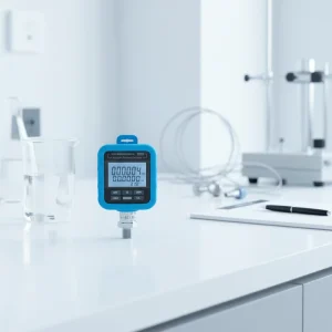 Portable Digital Pressure Gauge 2500bar 0.05% Accuracy