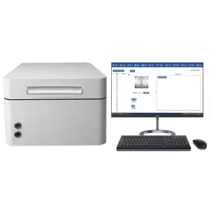 Portable EDS5800t spectrometer for metal analysis used for testing the quality and purity of jewelry gold and silver samples