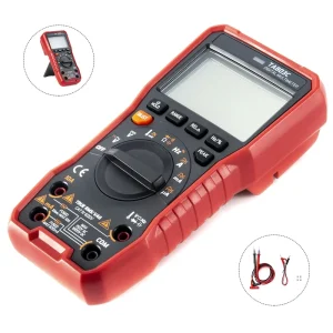 Portable Handheld LCD Display AC/DC Voltmeter Auto Range Voltage Resistance Meter Tester Digital Multimeter