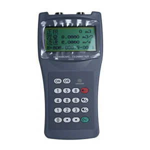 Portable Handheld Ultrasonic Flowmeter Suitable for Chemical Liquids Non-invasive Clamp Type with an Accuracy of ±1%