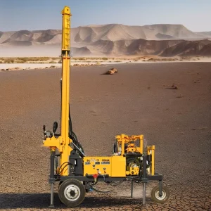 Portable Home Use Water Well Drilling Rig Machine Core Components Motor Tricycle Design Quality Portable Water Well Rigs