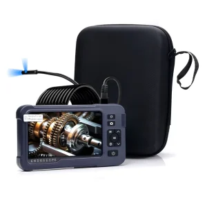Portable Industrial Endoscope 32GB 5M Inspection Borescope 8mm Dual Lens IP67 Camera 1080P Resolution Night Vision