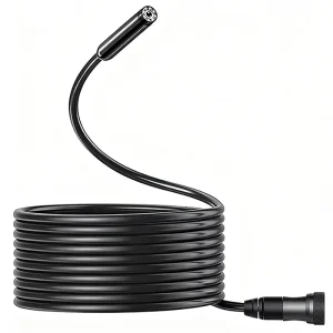 Portable Industrial Endoscope Snake Cable 1080p Lens IP67 Waterproof 8 Adjustable Led Lights PVC Customizable Length Audio