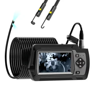 Portable Industrial Sewer Pipe Borescope HD 4.3Inch IPS Display IP67 Waterproof 5.5mm Rigid Repair Inspect Endoscope