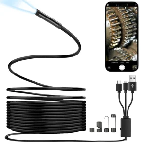 Portable Industrial Wireless Endoscope Inspection Camera IP67 Waterproof Borescope Snake Camera