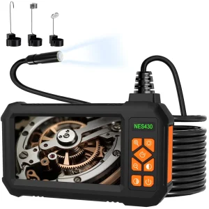 Portable Line Machine Integrated 5m Pipe Endoscope Camera 4.3 inch Screen 720P HD Industrial Endoscope