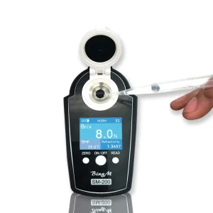 Portable Liquid Solids Tester Sugar Meter for Maple Syrup Molasses Jam and Sauce Concentration