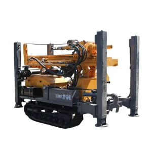 Portable MKD 180 Crawler Type 180m Water Well Drilling Machine Hydraulic Pneumatic DTH Borehole Drill Rig