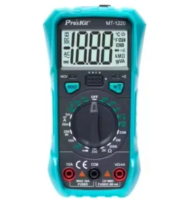 Portable MT-1220 Digital Multimeter for Household Use and Electronics Maintenance