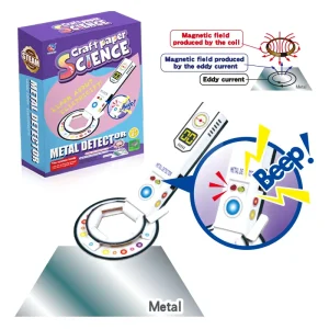 Portable Metal Detector Outdoor Adventure Games Science Experiment Explorer Kit Educational Toys for Kids