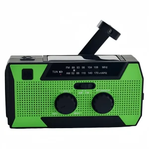 Portable Multi-functional Radio with USB-C Fast Charging 5000mAh Power Bank SOS Alarm for Home Emergency and Camping