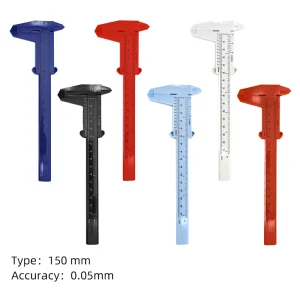 Portable Permanent Makeup Double Eyebrow Measuring Vernier Caliper Ruler