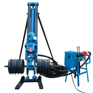 Portable Pneumatic DTH Borehole Drilling Rig, SRQD70/SRQD100/SRQD120