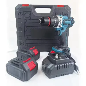 Portable Rechargeable Wireless Industrial Grade Brushless Motor Cordless Impact Drill Set Multifunctional Variable Speed