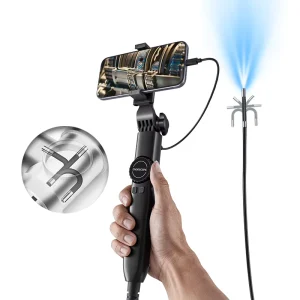 Portable Rigid Endoscope Industrial USB Camera 1080p CMOS IP67 Waterproof Angle Night Vision Industrial Endoscope Camera Holder