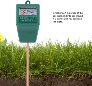 Portable Soil Moisture Tester Long Single Probe Meter Plant Flower for Kit for Indoor/Outdoor Use
