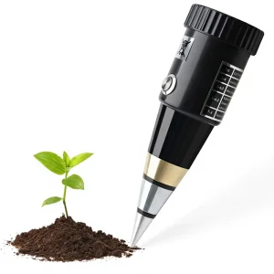 Portable Soil pH Meter Tester with Moisture Sensor for Vineyards Orchards Fields Gardens and Lawn Care