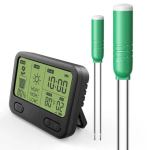 Portable Three Way Compost Smart Soil pH Meter NPK Tester Unconfined Thermal Coefficient Digital Level Display OLED Waterproof