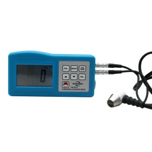 Portable Ultrasonic Thickness Gauge for Metal Plastic Ceramic Glass TM-8812 0.75-200 mm LCD Display Battery-Powered