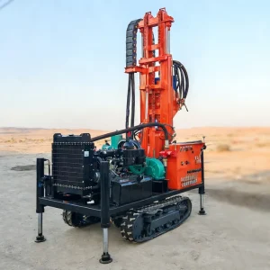 Portable diesel Hydraulic Mine Drilling Machine 100m 200m Crawler Small Drilling Rig for Water Well