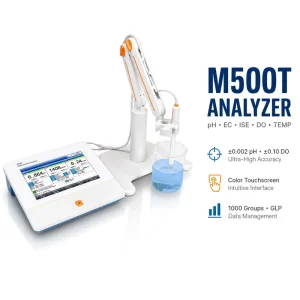 Portable pH EC DO ISE Meter Wide Measurement Range Auto Temperature Compensation Simultaneous Real Time Readout Analyzer