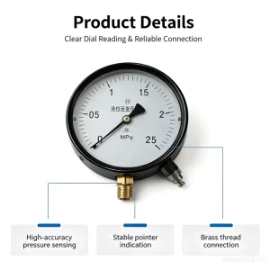 Potentiometer Remote Pressure Gauge Resistance Signal Transmitting Pressure Meter