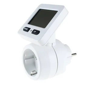 Power Meter Socket 16A Single Phase Smart EU Outlet with Energy Consumption Monitor