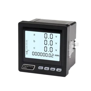 Power Meters Digital Meters 3 Phase Multifunctional Electrical Network Power Instrument LCD Display