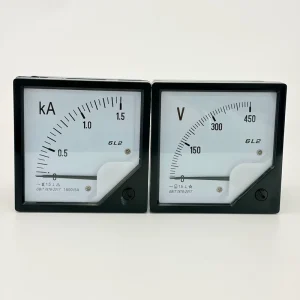 Precision 6L2 0 450V AC Analog Voltmeter 1.5 Class Panel Mount Voltage Meter for Distribution Panel