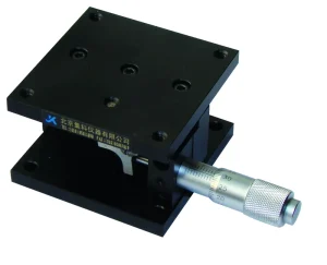 Precision Vertical Translation Stage with Micrometer Drive Aluminum Alloy 0.003mm Accuracy 0.001mm Resolution 1 Year Warranty