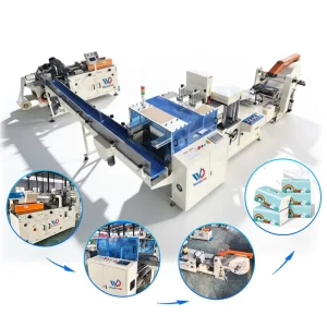 Price Tissue Napkin Making Machine Capacity 1000Pcs Min Paper Napkin Making Machine Product Line Price in China