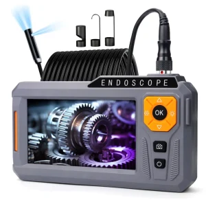Professional 5 Inch Portable Pipe Borescope Camera 8mm Lens 1080P HD Industrial Endoscope Camera