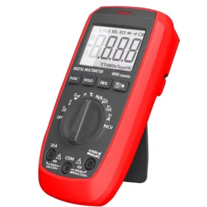 Professional 6000 Counts NCV Multimeter AC DC Voltage Current Tester CE Certified 12-Month Warranty LCD Display