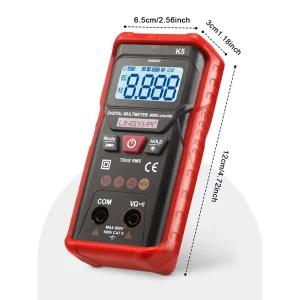 Professional Automatic AC DC Voltage Tester Digital Technology Multimeter with Current Ohm Amperemeter Detector Tool