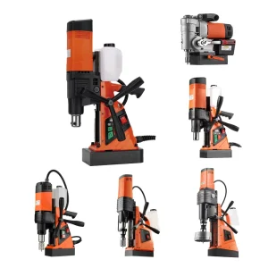 Professional Electric Magnetic Drill Press with 900rpm Annular Cutter CNC Tool OEM Motor Vertical Stabilization