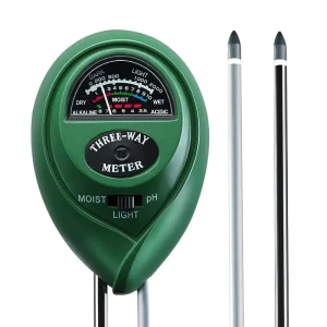 Professional Fast Results Portable 3 in 1 Soil Tester pH Moisture Sunlight Detection for Agriculture Gardening