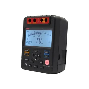 Professional Insulation Resistance Meter DC 500/1000/1500/2500V High Precision High Accuracy Wide Range Megohmmeter Electrical