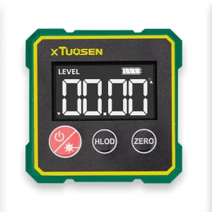 Professional Magnetic Type C Rechargeable Laser Digital Inclinometer for Woodworking Dual Cross Line Angle Level Finder