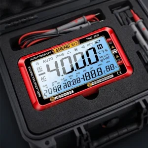 Professional Smart Digital Multimeter 3 in 1 Calendar Temperature Humidity Meter 4 Digit Display ABS Material Home Use 0 600V