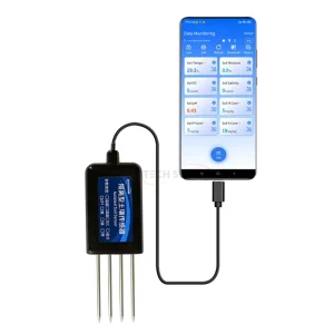 Professional Soil Sensor USB Soil NPK PH EC Analyzer Moisture Nutrient Sensor for Agriculture